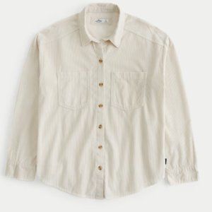 Hollister Oversized Corduroy Shirt